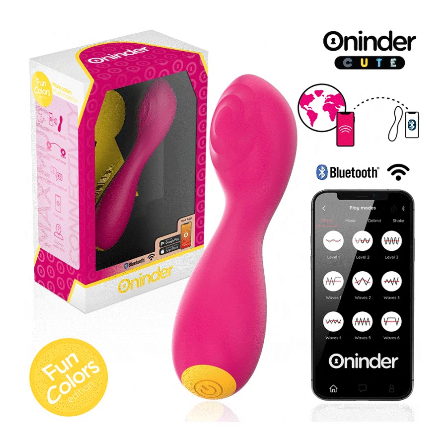 ONINDER CUTE - LOVE BUDDY MASTER G-SPOT VIBRATOR - FREE WORLDWIDE APP